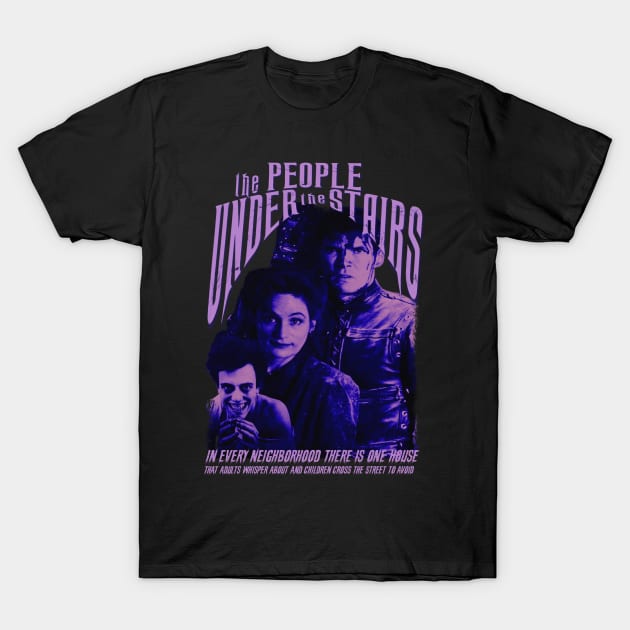 The People Under The Stairs, Classic Horror (Version 2) T-Shirt by The Dark Vestiary